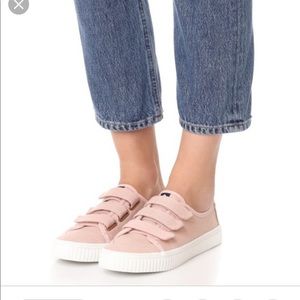 Sperry crest Velcro creeper sneaker grey